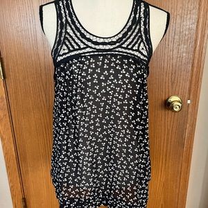 Pretty Esley Sheer Floral Blouse Size S